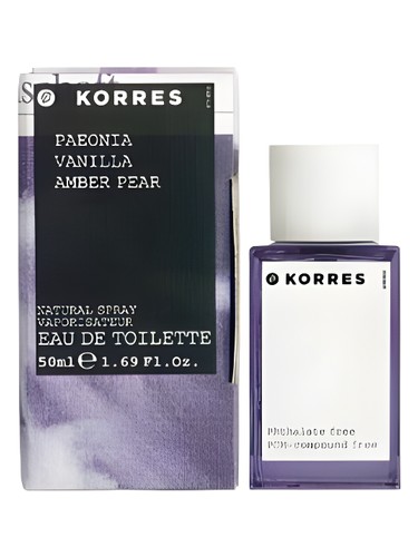 profumo Peonia Vanilla Amber Pear di Korres da donna