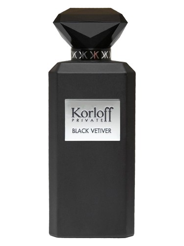 profumo Black Vetiver di Korloff Paris unisex