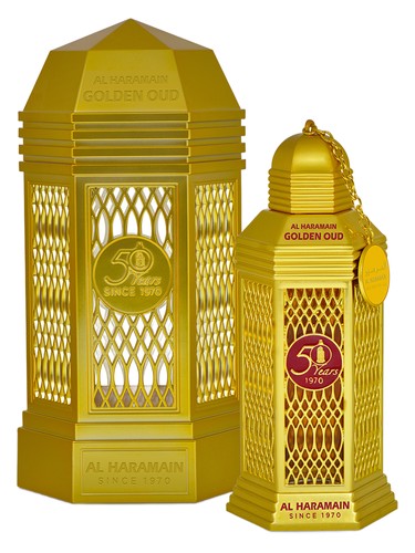 profumo 50 Years Golden Oudh di Al Haramain Perfumes unisex
