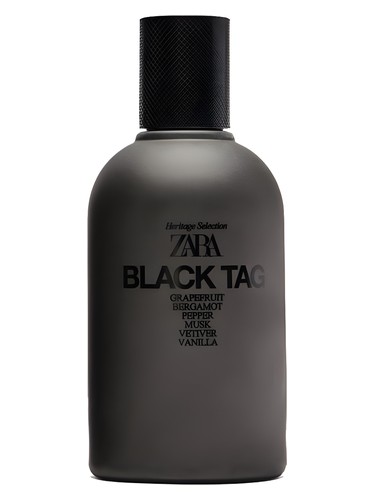 profumo Black Tag 2022 di Zara da uomo
